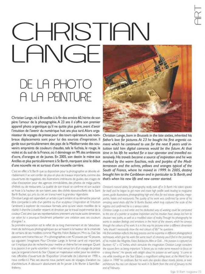 Christian L. Lange - Magazine StyleSaint Bart 2011
